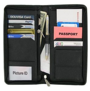 Leather-Zipper-Travel-Wallet